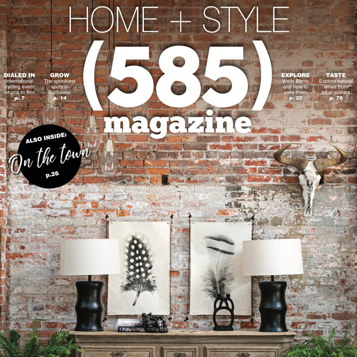 (585) Magazine Cover Photo : Warehouse 127 Curated Home :  Home and Style : Rochester, NY